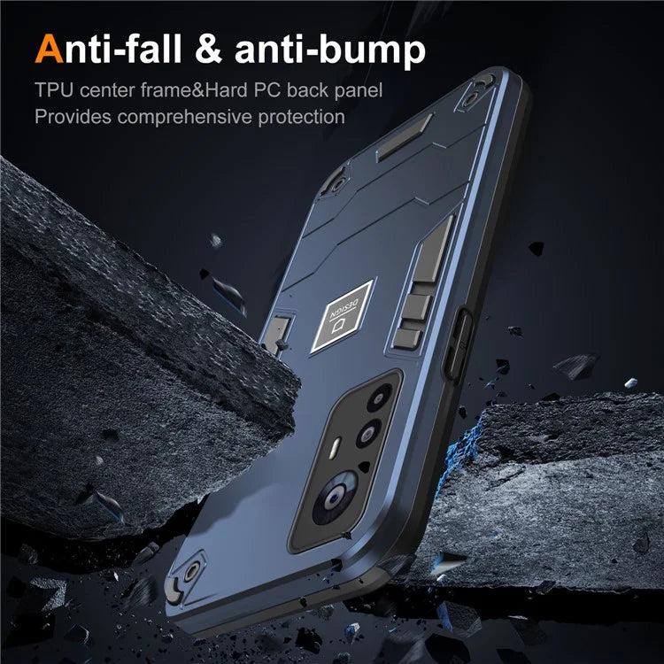 For Xiaomi 12T 5G / 12T Pro 5G / Redmi K50 Ultra Case PC+TPU Anti-Scratch Phone Cover
