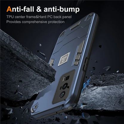 For Xiaomi Poco F5 Pro 5G / Redmi K60 5G / K60 Pro 5G Case 2-in-1 Hybrid Protective PC+TPU Phone Cover