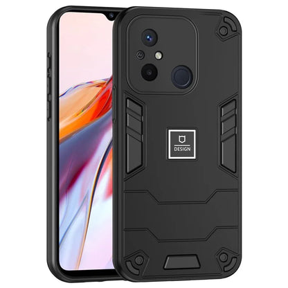 For Xiaomi Redmi 12C 4G / Poco C55 4G Phone Case Shockproof TPU Hard PC Drop-Proof Shell