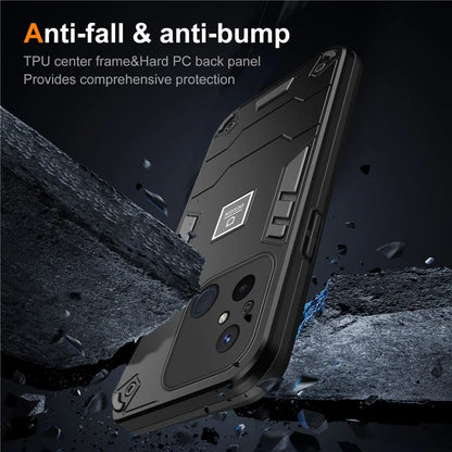 For Xiaomi Redmi 12C 4G / Poco C55 4G Phone Case Shockproof TPU Hard PC Drop-Proof Shell
