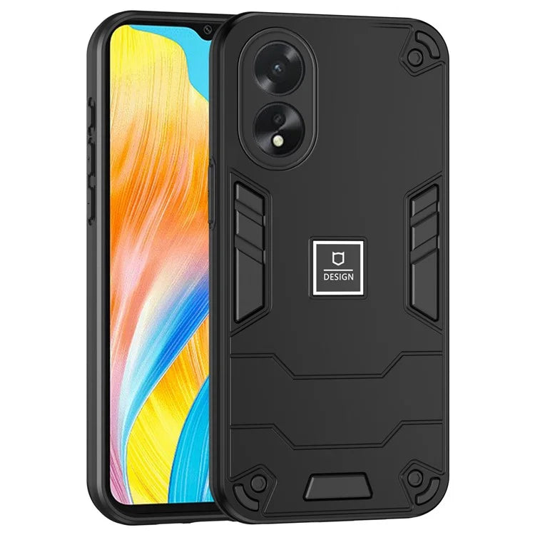 For Oppo A38 4G / A18 4G PC+TPU Case Dual-Layer Design Drop Protection Phone Cover