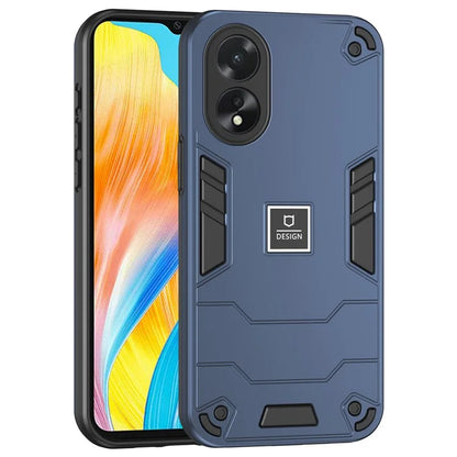 For Oppo A38 4G / A18 4G PC+TPU Case Dual-Layer Design Drop Protection Phone Cover