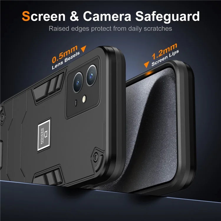 For vivo Y33s / T1x 4G Case Scratch Resistant Protective Phone Cover