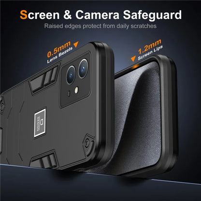 For vivo Y33s / T1x 4G Case Scratch Resistant Protective Phone Cover