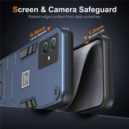 For vivo Y33s / T1x 4G Case Scratch Resistant Protective Phone Cover