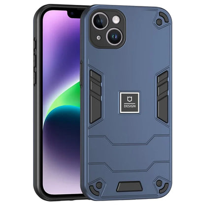 For iPhone 14 Plus Phone Case Protective Rugged PC+TPU Back Cover