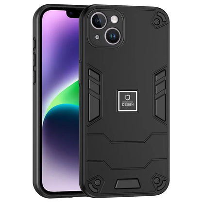 For iPhone 14 Plus Phone Case Protective Rugged PC+TPU Back Cover