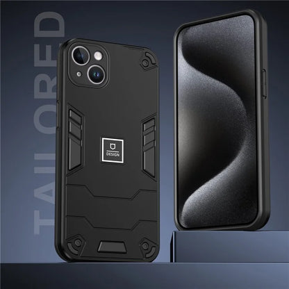 For iPhone 14 Plus Phone Case Protective Rugged PC+TPU Back Cover