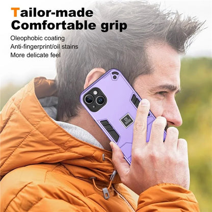 For iPhone 14 Plus Phone Case Protective Rugged PC+TPU Back Cover