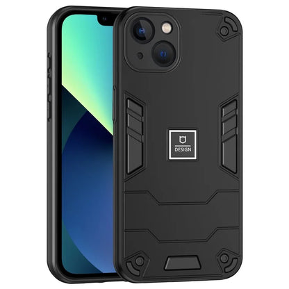 Case for iPhone 13 Hard PC Back Soft TPU Bumper Protective Phone Cover