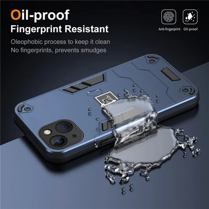 Case for iPhone 13 Hard PC Back Soft TPU Bumper Protective Phone Cover