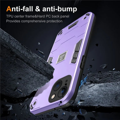 Case for iPhone 13 Hard PC Back Soft TPU Bumper Protective Phone Cover