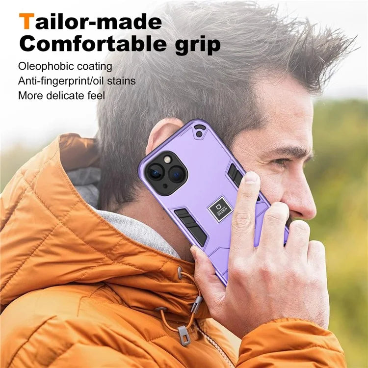 Case for iPhone 13 Hard PC Back Soft TPU Bumper Protective Phone Cover