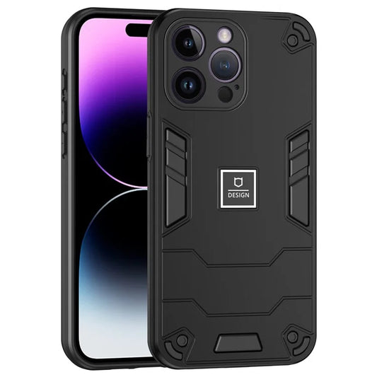 For iPhone 14 Pro Max Armor Shockproof Case Hard PC Soft TPU Dual Layer Hybrid Phone Cover