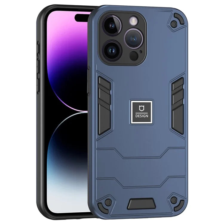 For iPhone 14 Pro Max Armor Shockproof Case Hard PC Soft TPU Dual Layer Hybrid Phone Cover