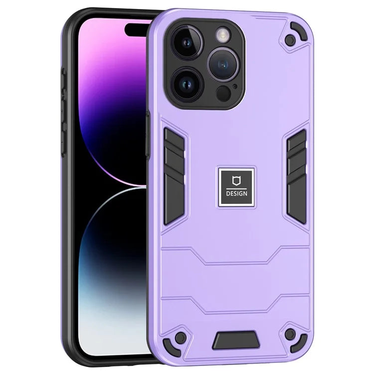 For iPhone 14 Pro Max Armor Shockproof Case Hard PC Soft TPU Dual Layer Hybrid Phone Cover