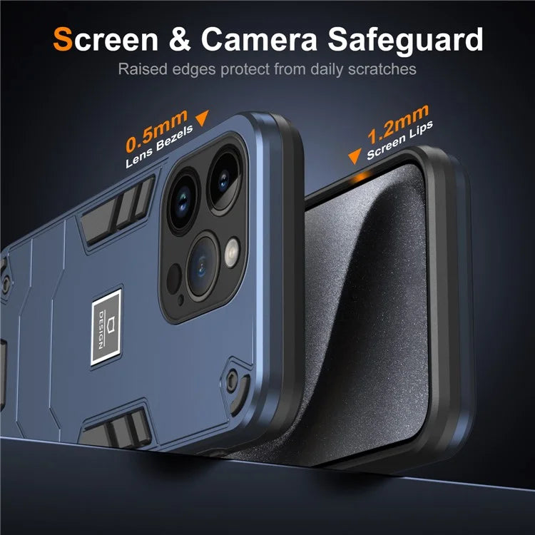 For iPhone 14 Pro Phone Case Shockproof Protective 2 in 1 Hybrid Cover