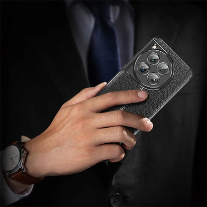 For OnePlus 12 5G Soft TPU Case Litchi Texture Protective Phone Cover