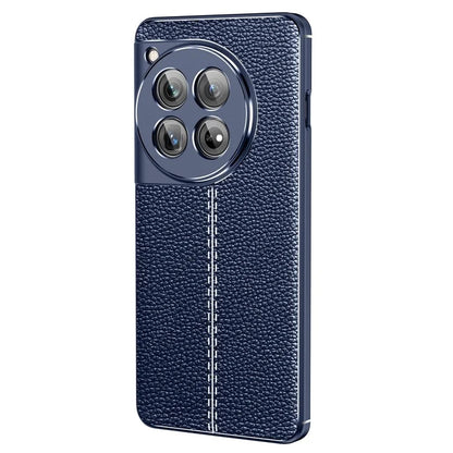 For OnePlus 12 5G Soft TPU Case Litchi Texture Protective Phone Cover