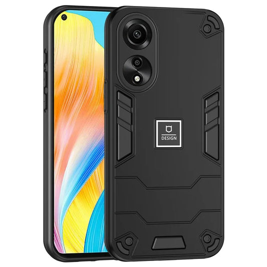 For Oppo A78 4G Case Protective PC+TPU Dual Layer Hybrid Phone Cover