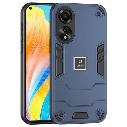 For Oppo A78 4G Case Protective PC+TPU Dual Layer Hybrid Phone Cover