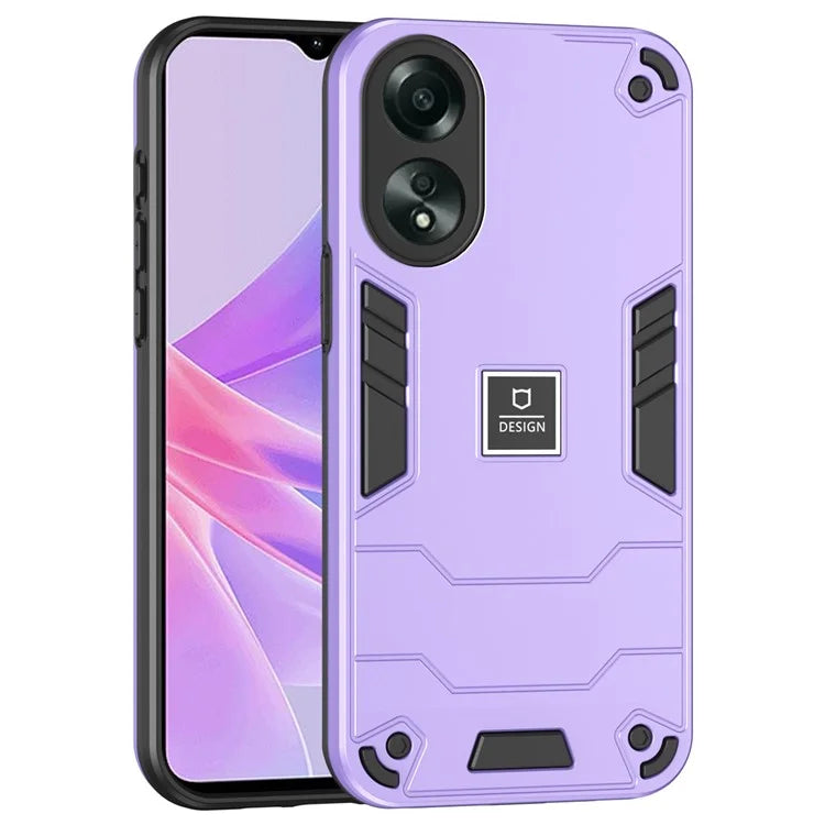For Oppo A58 4G Case 2-in-1 TPU+PC Drop Protective Phone Cover
