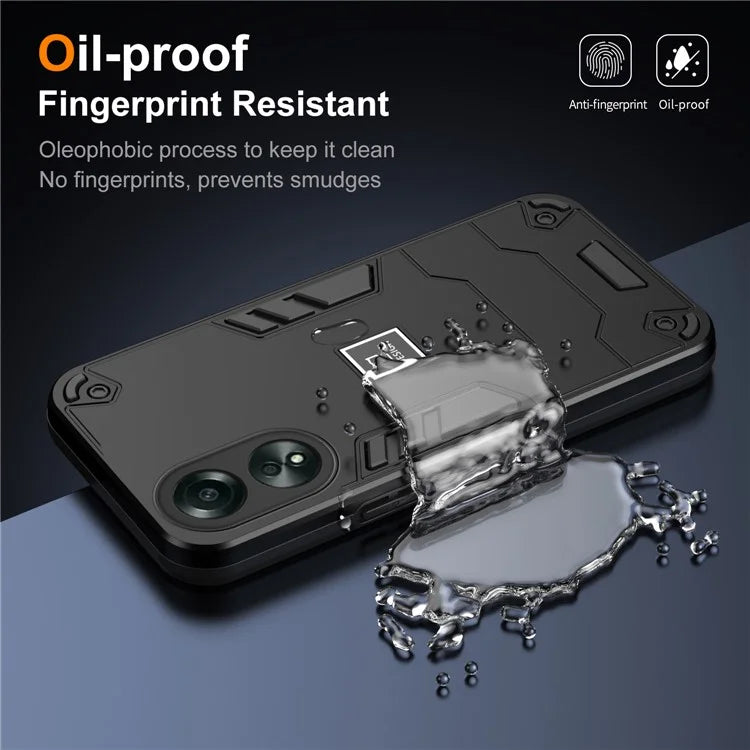 For Oppo A58 4G Case 2-in-1 TPU+PC Drop Protective Phone Cover