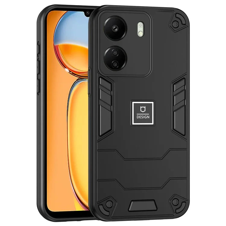 For Xiaomi Redmi 13C 4G / Poco C65 4G Case PC+TPU Dual Layers Phone Cover