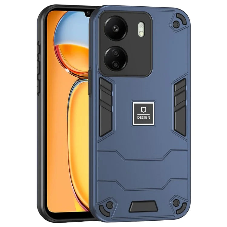 For Xiaomi Redmi 13C 4G / Poco C65 4G Case PC+TPU Dual Layers Phone Cover