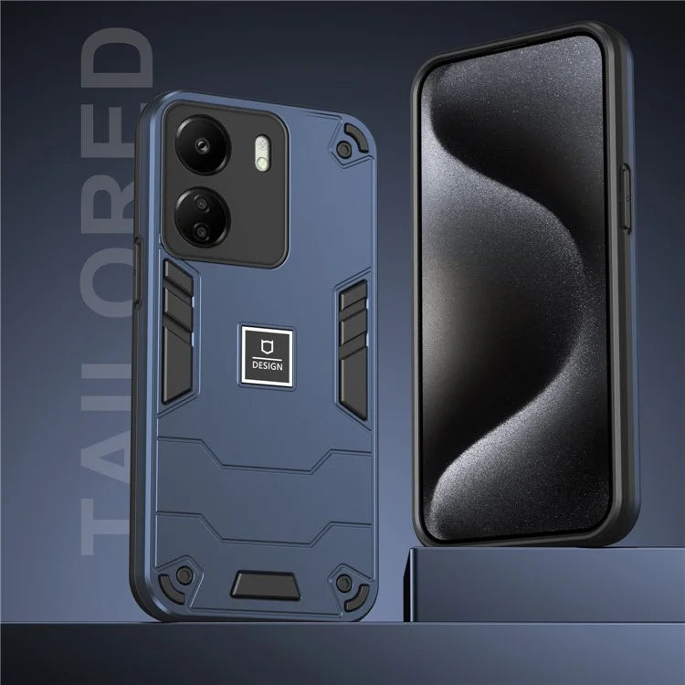 For Xiaomi Redmi 13C 4G / Poco C65 4G Case PC+TPU Dual Layers Phone Cover
