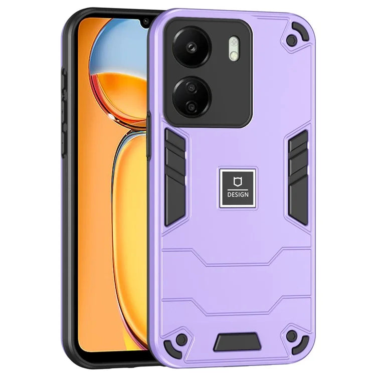 For Xiaomi Redmi 13C 4G / Poco C65 4G Case PC+TPU Dual Layers Phone Cover