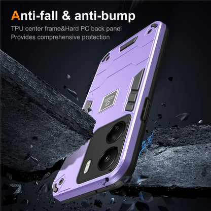 For Xiaomi Redmi 13C 4G / Poco C65 4G Case PC+TPU Dual Layers Phone Cover