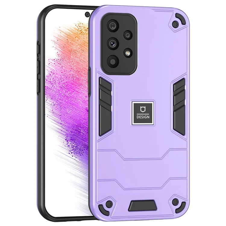 For Samsung Galaxy A73 5G Protective Case Hard PC Soft TPU Phone Cover 2-in-1 Hybrid