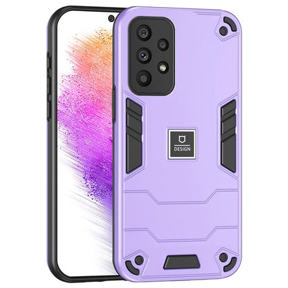 For Samsung Galaxy A73 5G Protective Case Hard PC Soft TPU Phone Cover 2-in-1 Hybrid