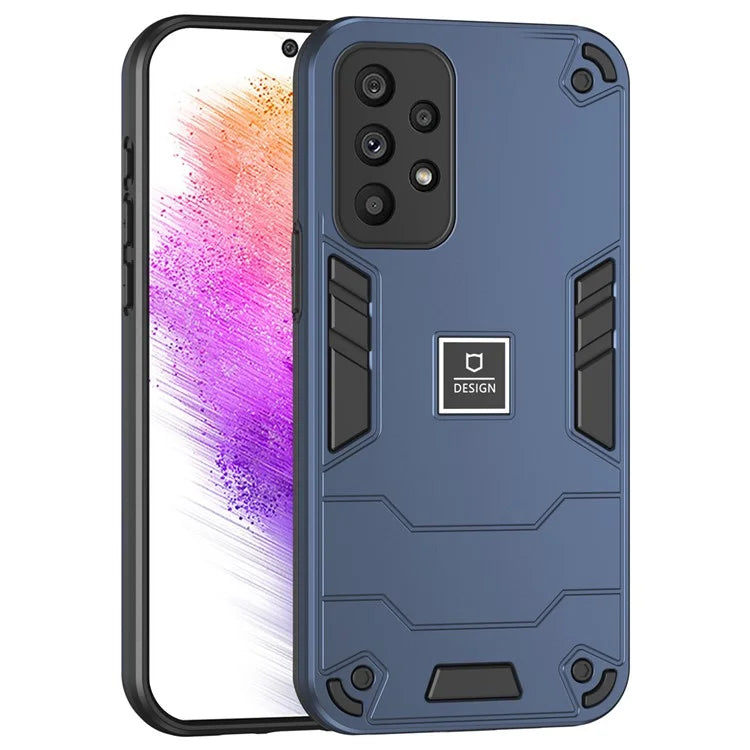 For Samsung Galaxy A73 5G Protective Case Hard PC Soft TPU Phone Cover 2-in-1 Hybrid