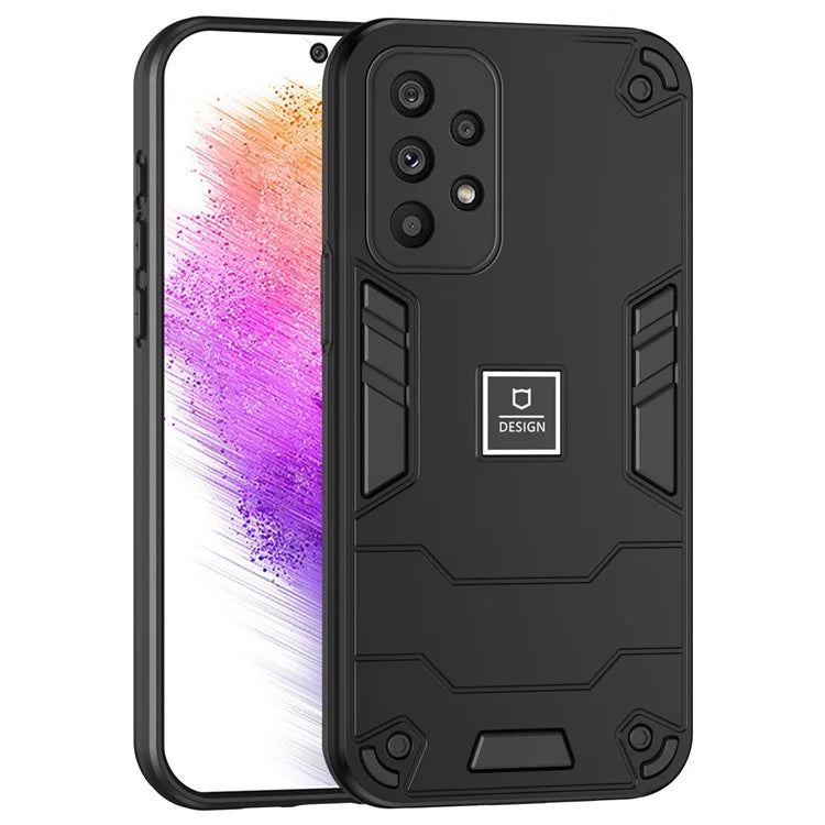 For Samsung Galaxy A73 5G Protective Case Hard PC Soft TPU Phone Cover 2-in-1 Hybrid
