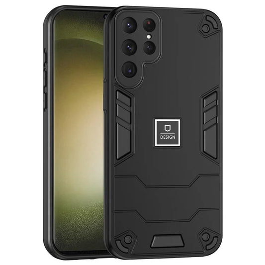 2 in 1 Case for Samsung Galaxy S24 Ultra PC + TPU Shockproof Protection Cell Phone Cover