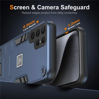 For Samsung Galaxy S23 Ultra Phone Case TPU Flexible Frame + Hard PC Back Cover