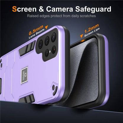 For Samsung Galaxy S23 Ultra Phone Case TPU Flexible Frame + Hard PC Back Cover