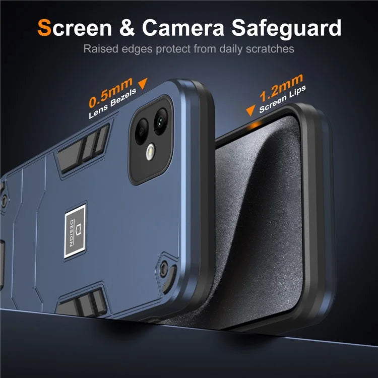 For Samsung Galaxy A05 4G Phone Case Hard PC + Soft TPU Anti-Scratch Cover