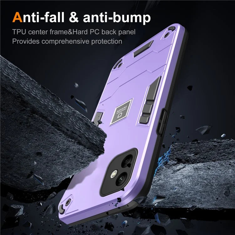 For Samsung Galaxy A05 4G Phone Case Hard PC + Soft TPU Anti-Scratch Cover