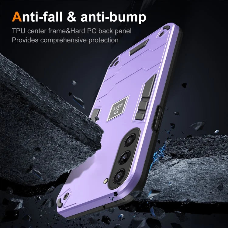 For Samsung Galaxy S23+ Phone Case Hybrid Hard PC + Soft TPU Shockproof Cover