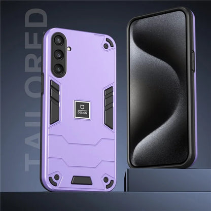 For Samsung Galaxy S23 FE Case Armor Hard PC + Soft TPU Phone Cover