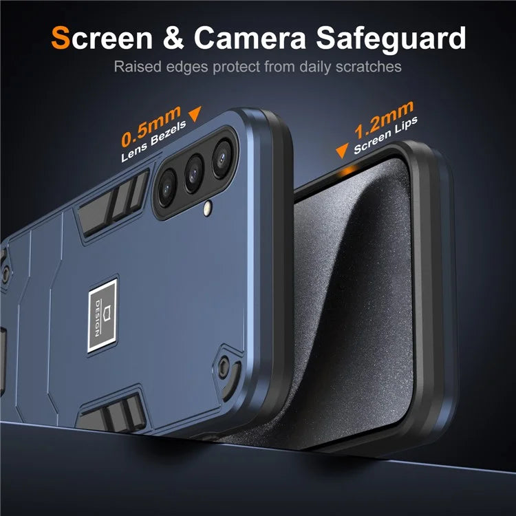 For Samsung Galaxy S23 FE Case Armor Hard PC + Soft TPU Phone Cover