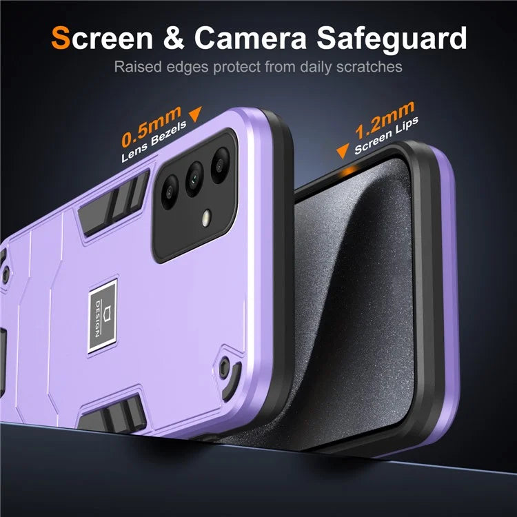 For Samsung Galaxy A05s 4G 2-in-1 Protective Cover Dual Layer Hybrid Phone Case