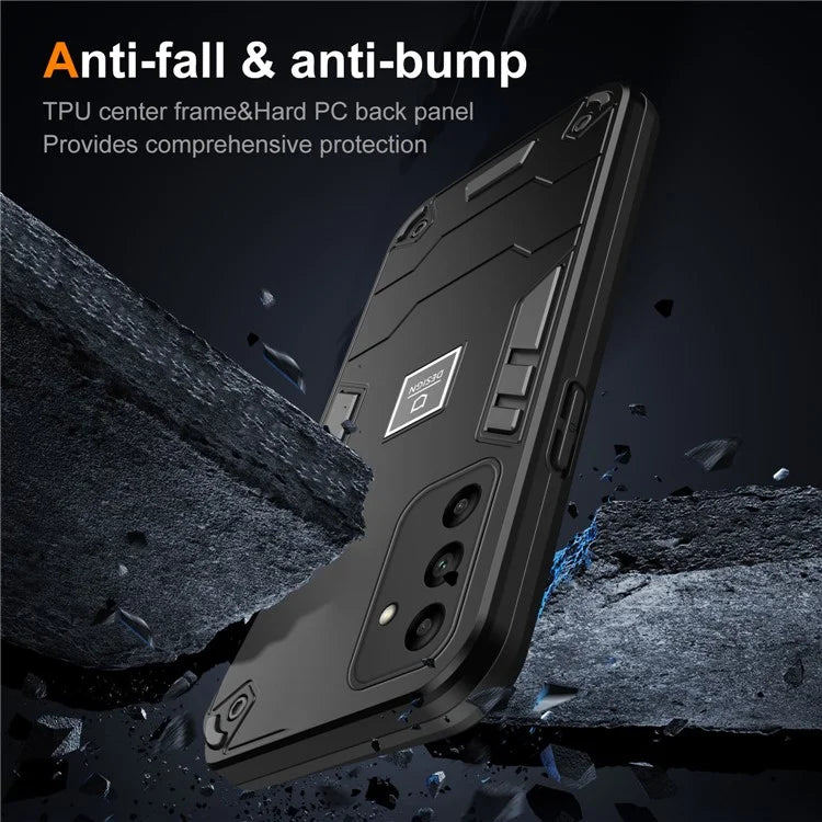 For Samsung Galaxy A05s 4G 2-in-1 Protective Cover Dual Layer Hybrid Phone Case