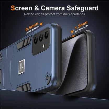 For Samsung Galaxy A05s 4G 2-in-1 Protective Cover Dual Layer Hybrid Phone Case