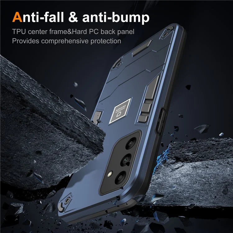 For Samsung Galaxy A05s 4G 2-in-1 Protective Cover Dual Layer Hybrid Phone Case
