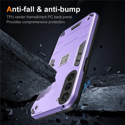 For Samsung Galaxy S23 Case PC+TPU Shockproof Protection Phone Back Cover