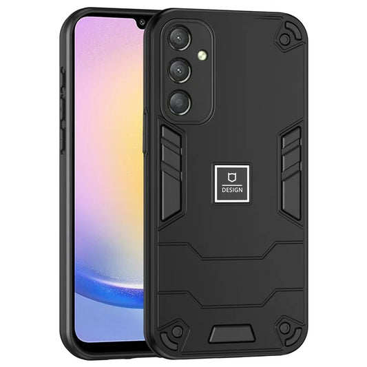 For Samsung Galaxy A25 5G (Global) (161.0 x 76.5 x 8.3mm) Phone Case Shock Absorption TPU Bumper Hard PC Back Hybrid Cover